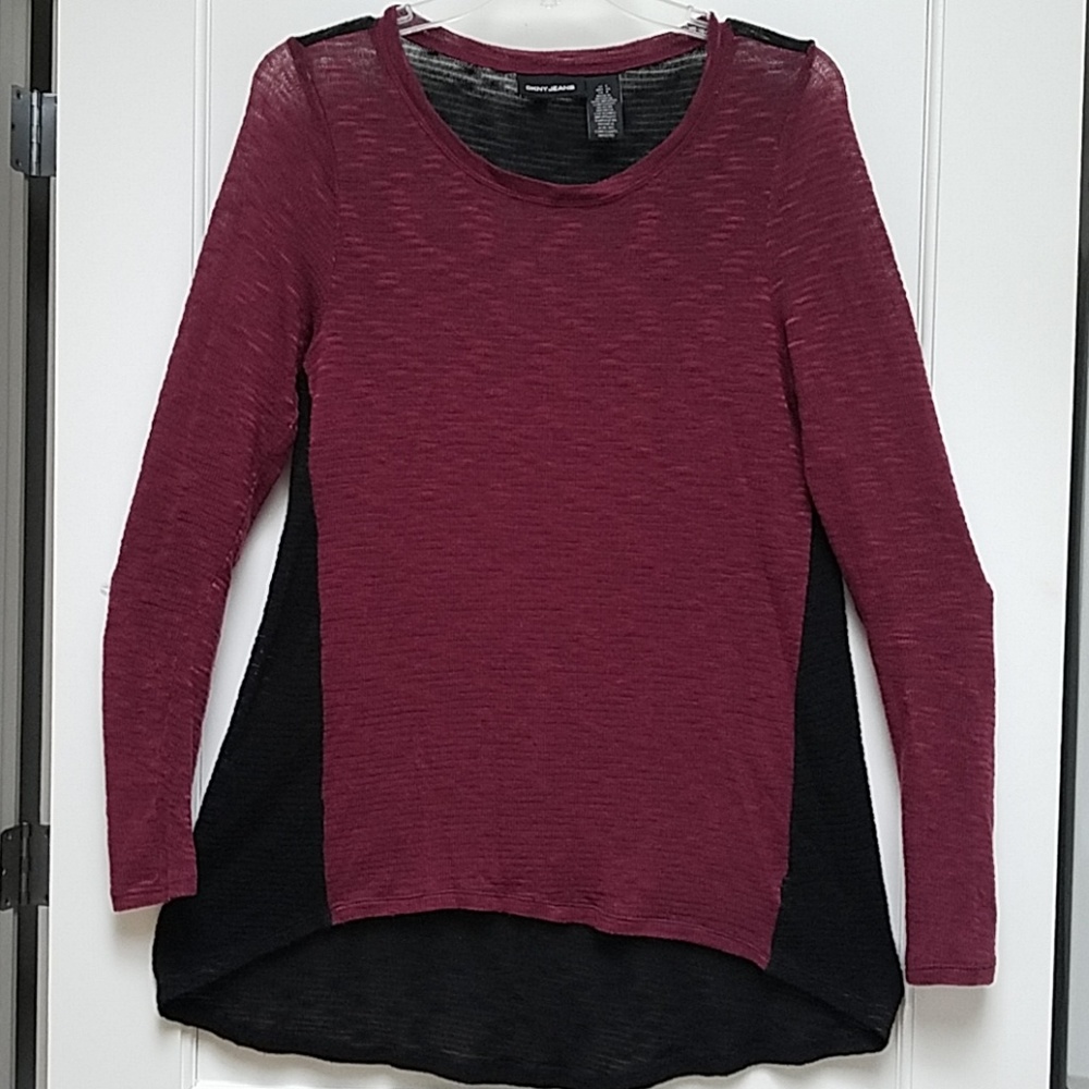 DKNY Jeans Vintage Color Block Tunic